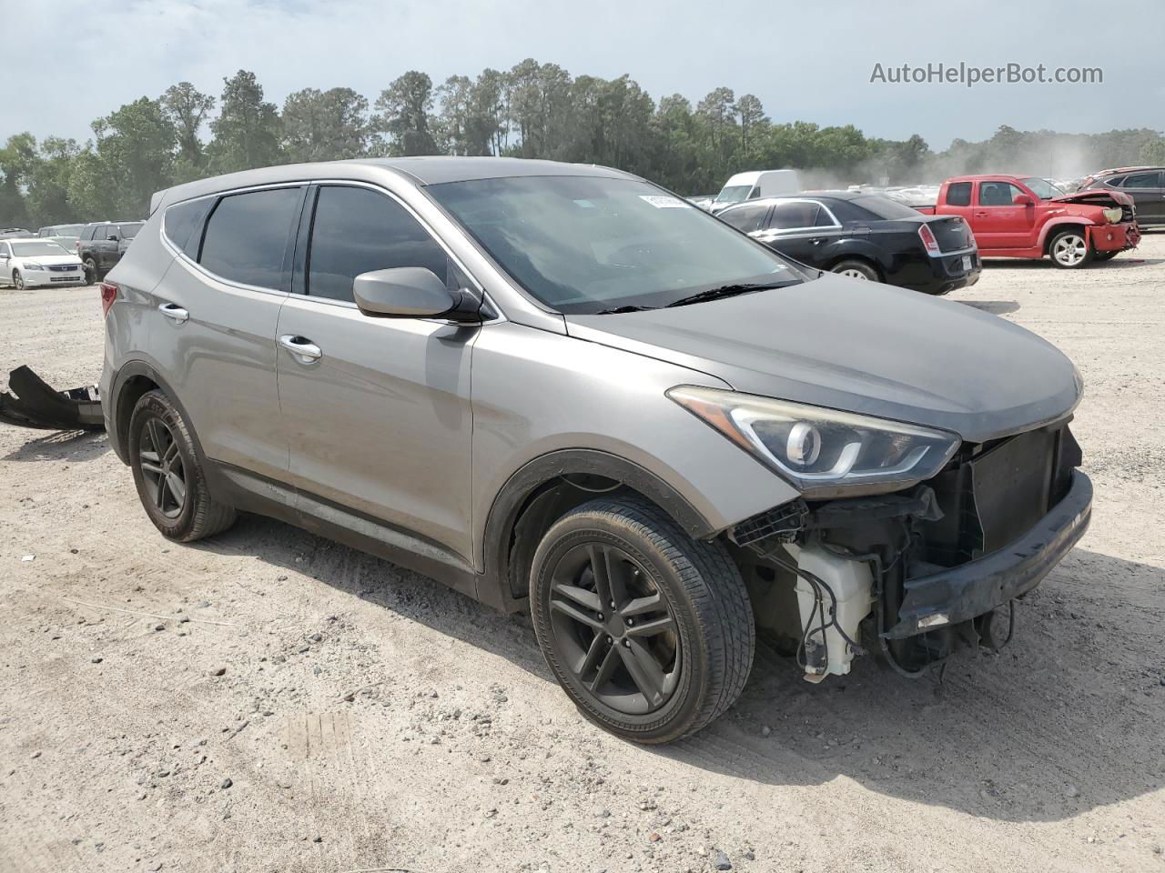 2018 Hyundai Santa Fe Sport  Gray vin: 5NMZT3LB4JH059132