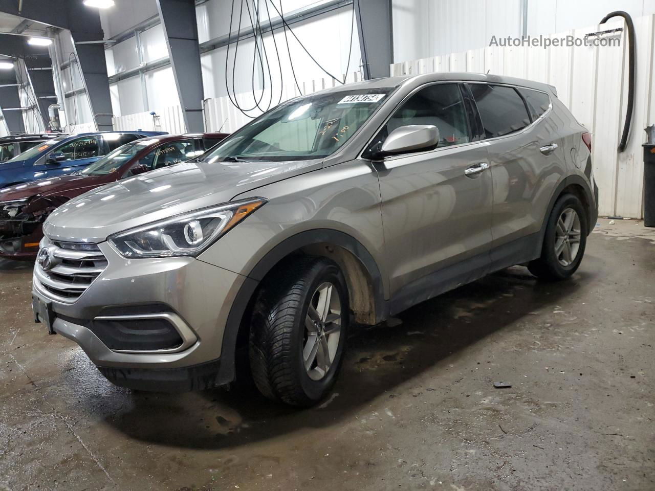 2018 Hyundai Santa Fe Sport  Silver vin: 5NMZT3LB4JH071619