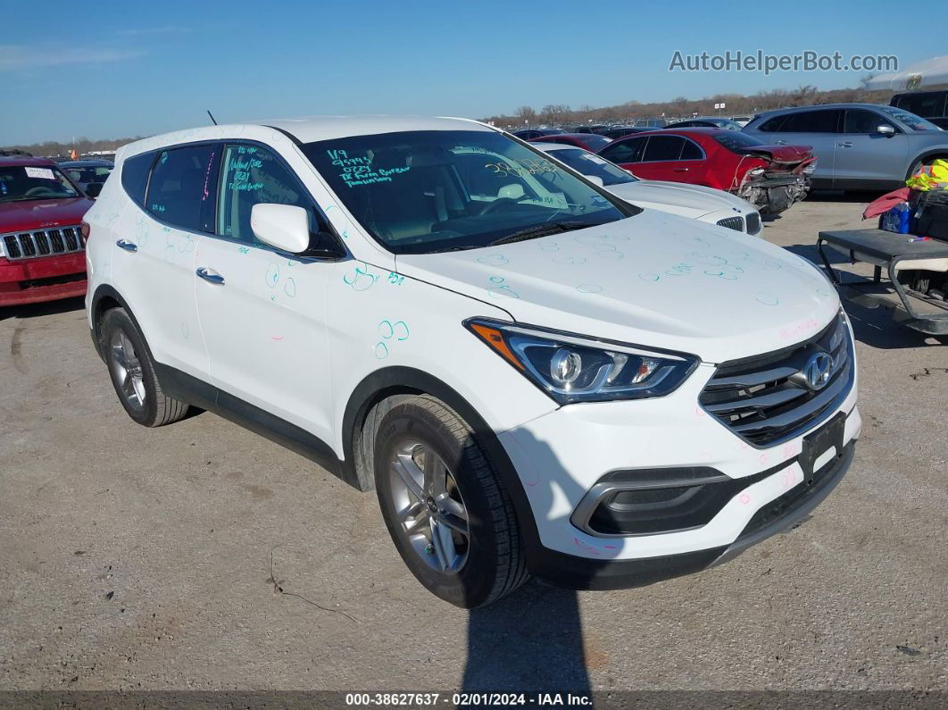 2018 Hyundai Santa Fe Sport 2.4l White vin: 5NMZT3LB4JH071703