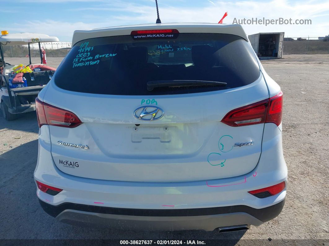 2018 Hyundai Santa Fe Sport 2.4l White vin: 5NMZT3LB4JH071703