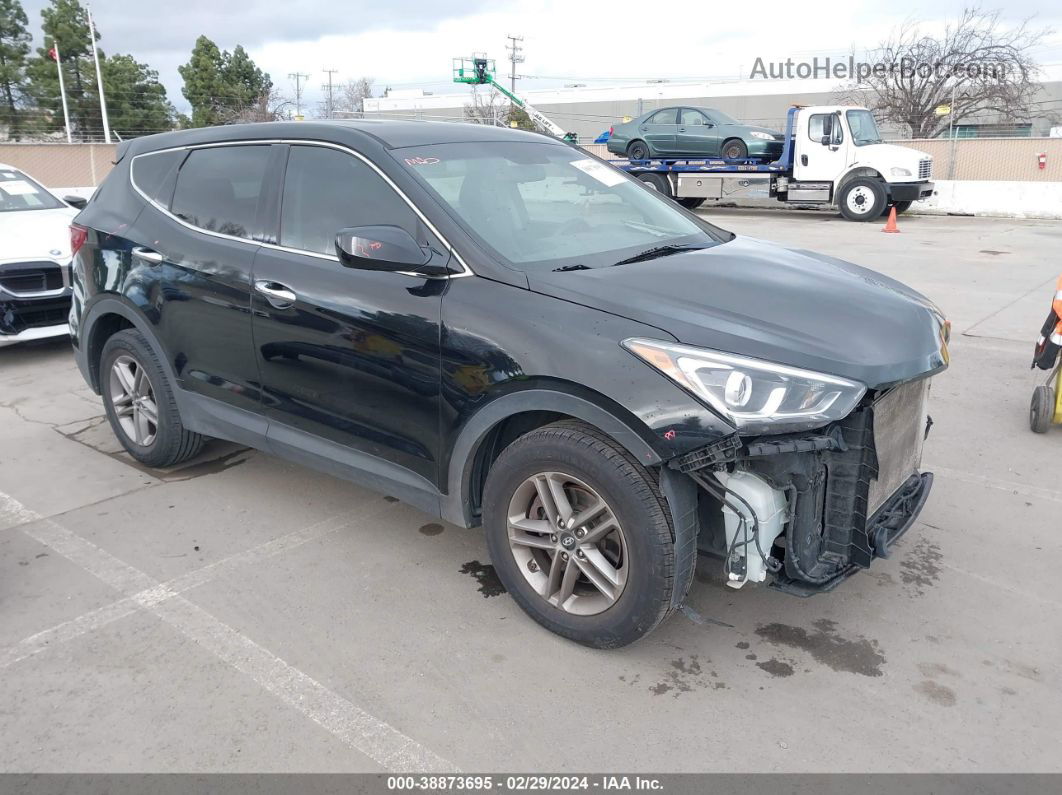 2018 Hyundai Santa Fe Sport 2.4l Black vin: 5NMZT3LB4JH092258