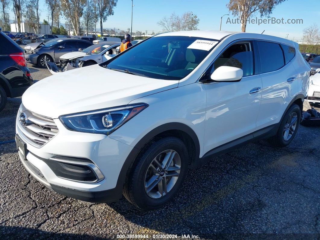 2018 Hyundai Santa Fe Sport 2.4l White vin: 5NMZT3LB4JH092373