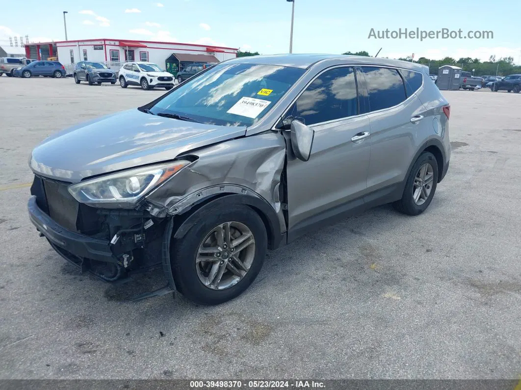 2018 Hyundai Santa Fe Sport 2.4l Gray vin: 5NMZT3LB4JH097055