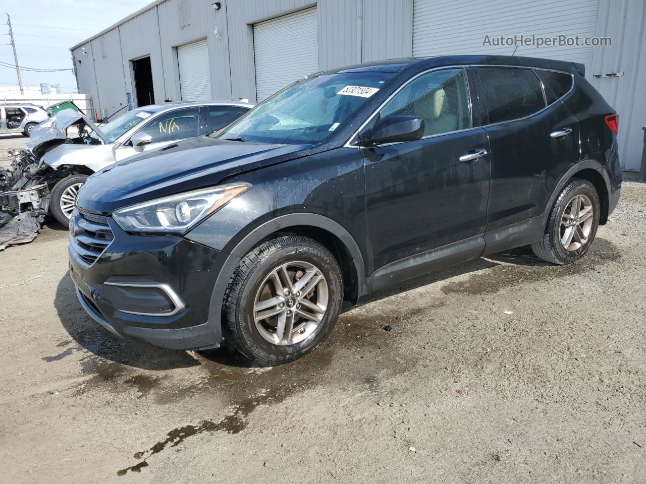 2018 Hyundai Santa Fe Sport  Black vin: 5NMZT3LB5JH054635