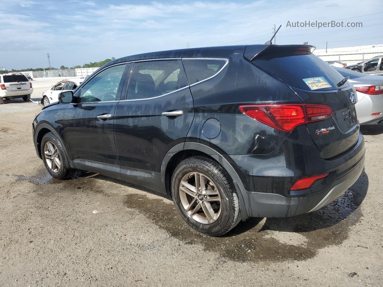 2018 Hyundai Santa Fe Sport  Черный vin: 5NMZT3LB5JH054635