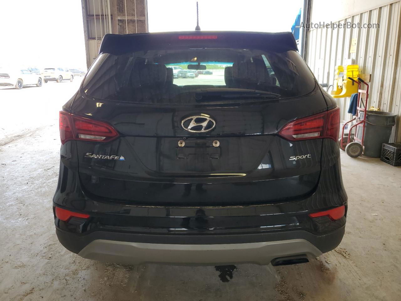 2018 Hyundai Santa Fe Sport  Черный vin: 5NMZT3LB5JH055736