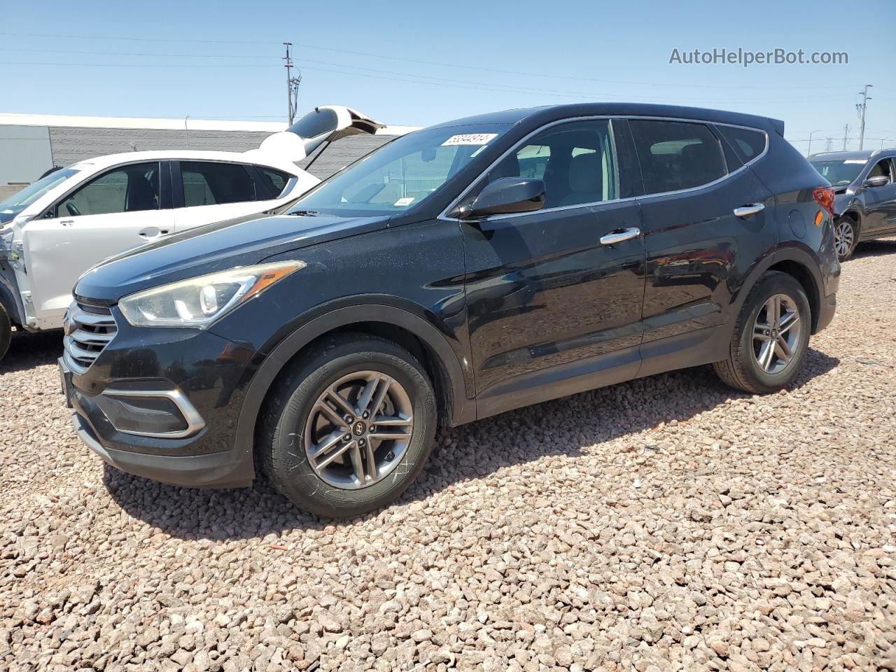 2018 Hyundai Santa Fe Sport  Black vin: 5NMZT3LB5JH083097