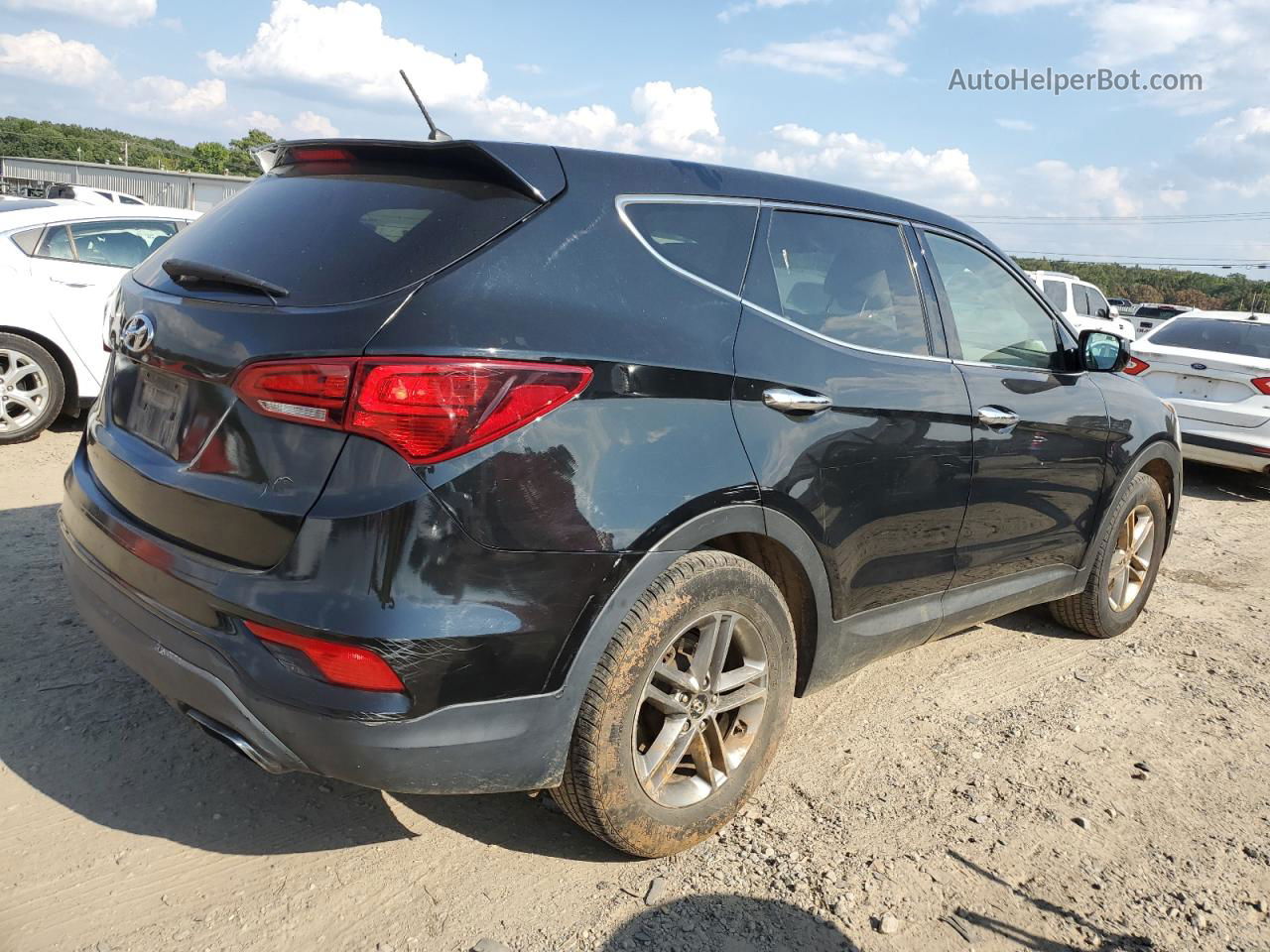 2018 Hyundai Santa Fe Sport  Черный vin: 5NMZT3LB5JH087537