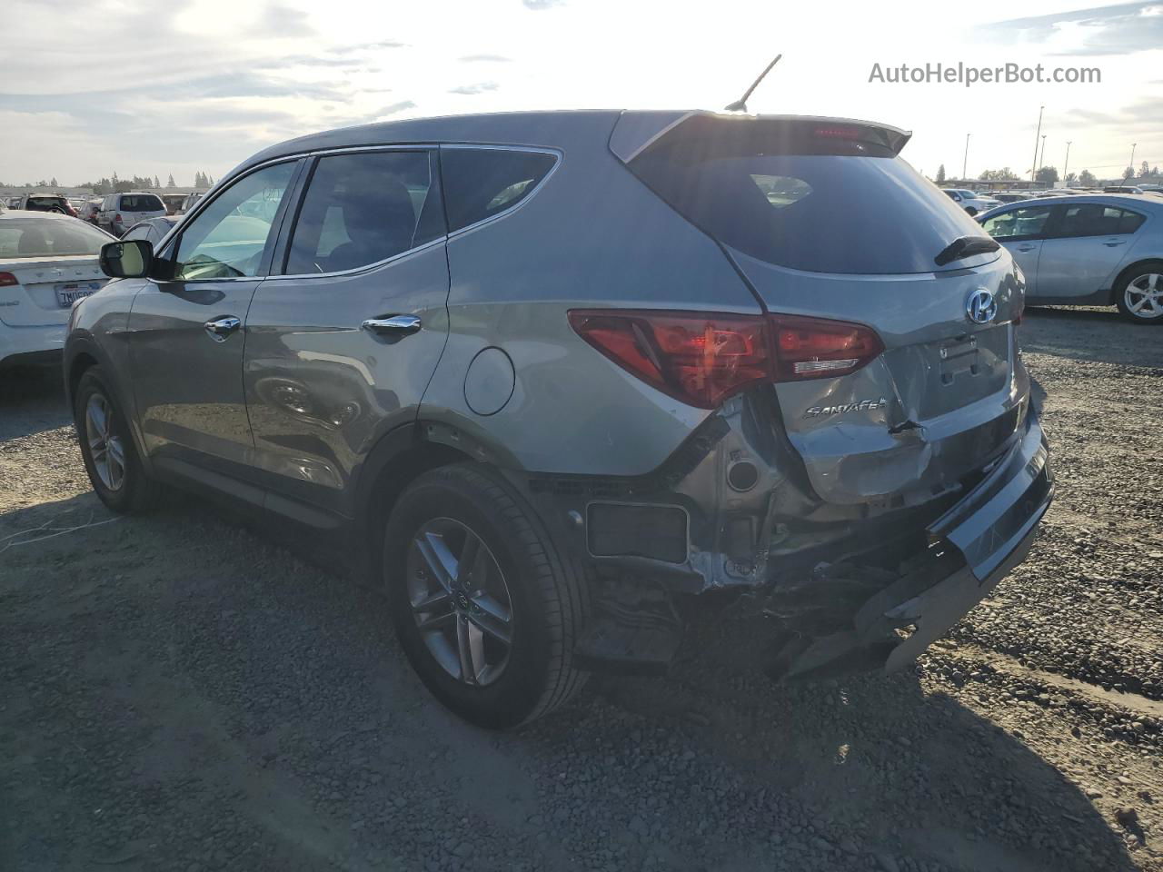 2018 Hyundai Santa Fe Sport  Gray vin: 5NMZT3LB5JH095069