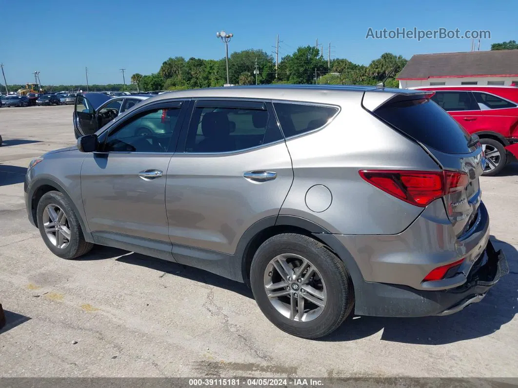 2018 Hyundai Santa Fe Sport 2.4l Gray vin: 5NMZT3LB5JH096299