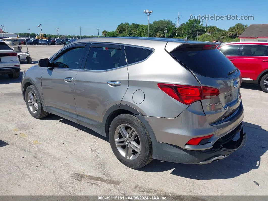 2018 Hyundai Santa Fe Sport 2.4l Gray vin: 5NMZT3LB5JH096299