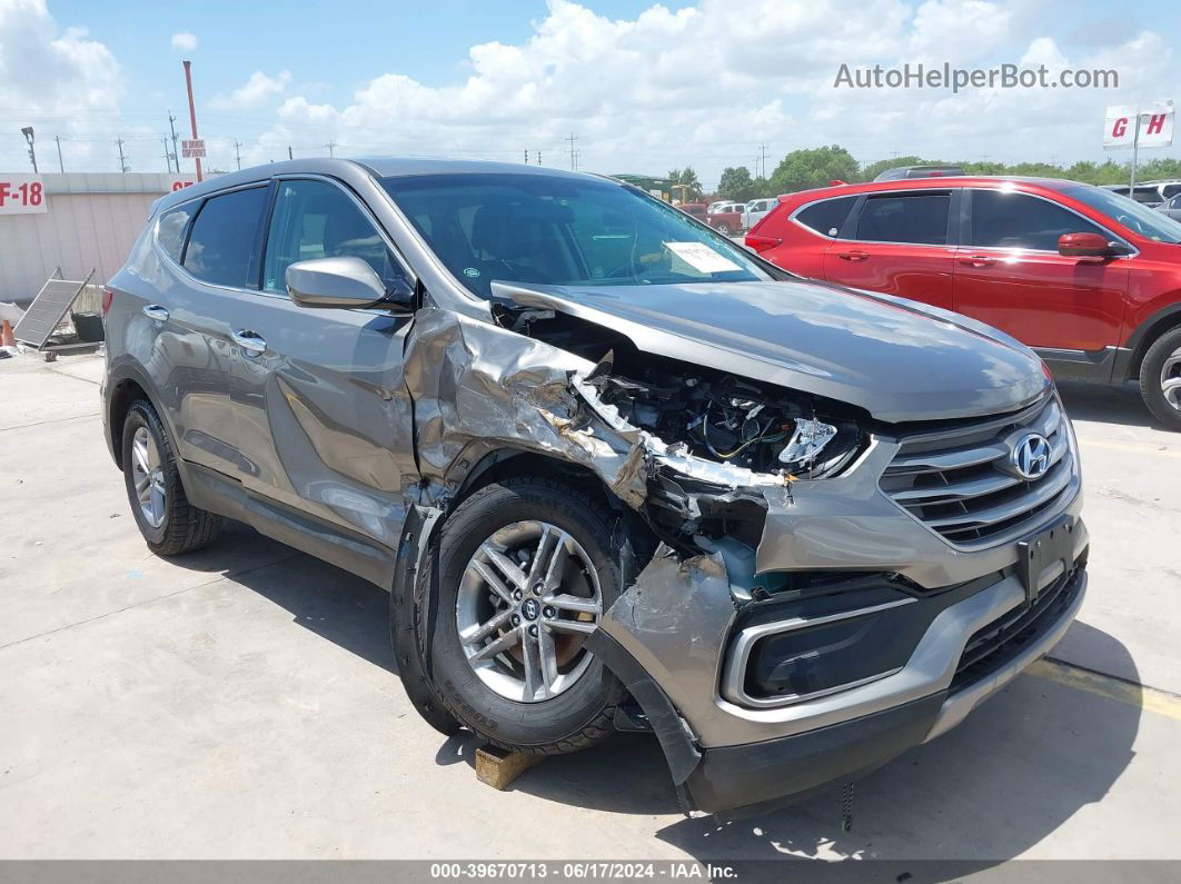 2018 Hyundai Santa Fe Sport 2.4l Silver vin: 5NMZT3LB6JH057575