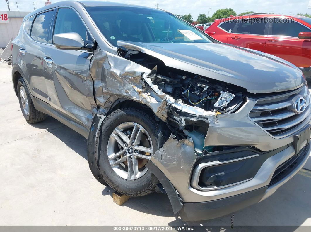 2018 Hyundai Santa Fe Sport 2.4l Silver vin: 5NMZT3LB6JH057575