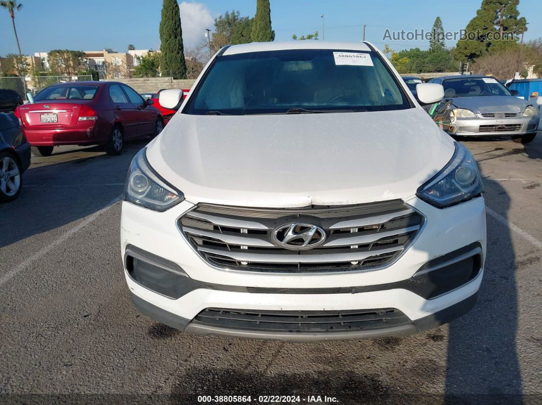 2018 Hyundai Santa Fe Sport 2.4l White vin: 5NMZT3LB6JH061822