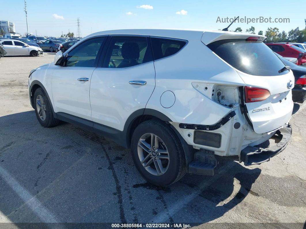 2018 Hyundai Santa Fe Sport 2.4l White vin: 5NMZT3LB6JH061822