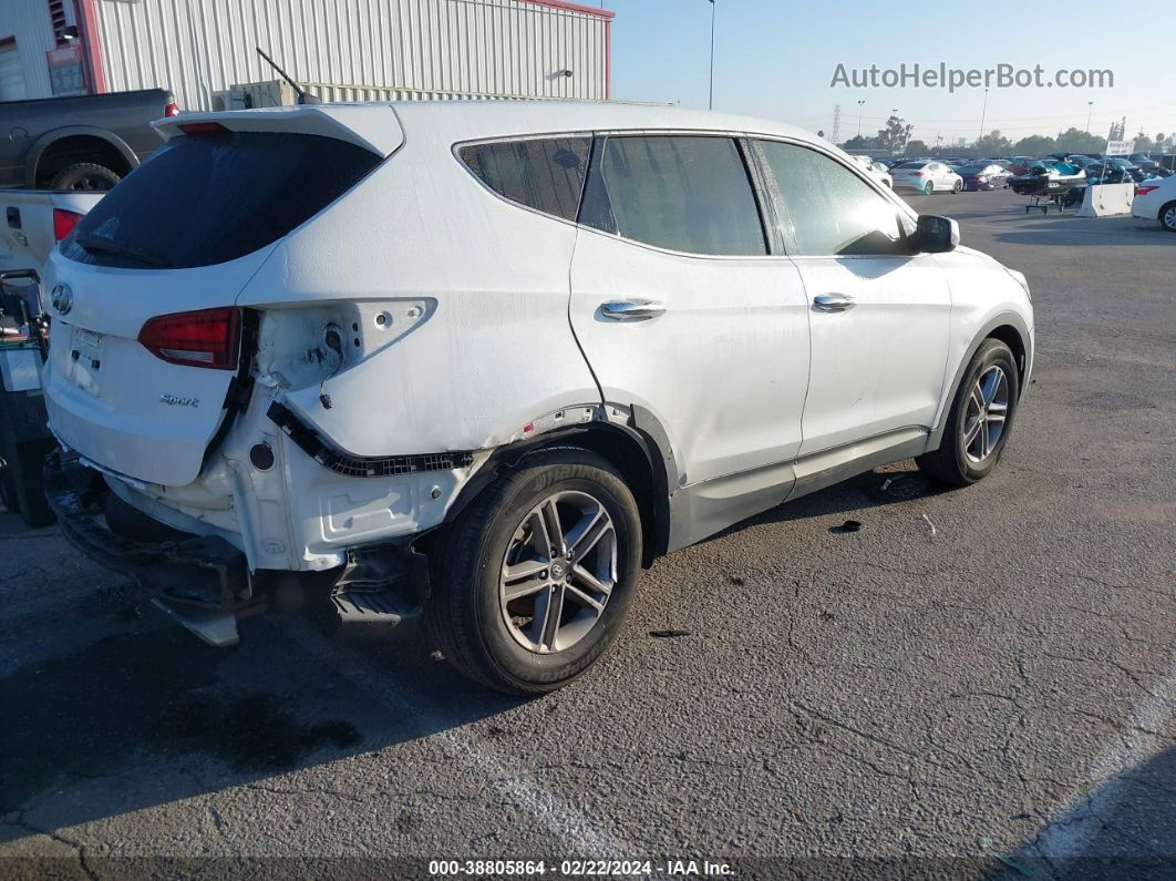 2018 Hyundai Santa Fe Sport 2.4l White vin: 5NMZT3LB6JH061822