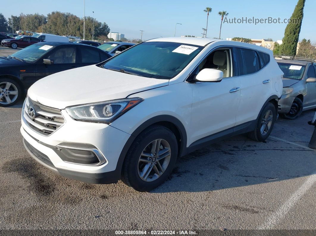 2018 Hyundai Santa Fe Sport 2.4l White vin: 5NMZT3LB6JH061822