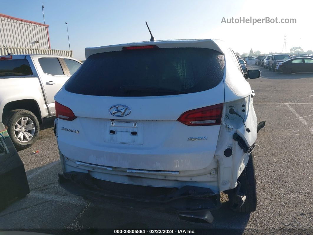 2018 Hyundai Santa Fe Sport 2.4l White vin: 5NMZT3LB6JH061822