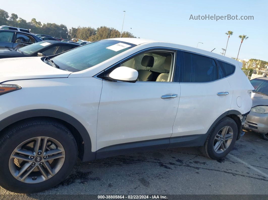 2018 Hyundai Santa Fe Sport 2.4l White vin: 5NMZT3LB6JH061822