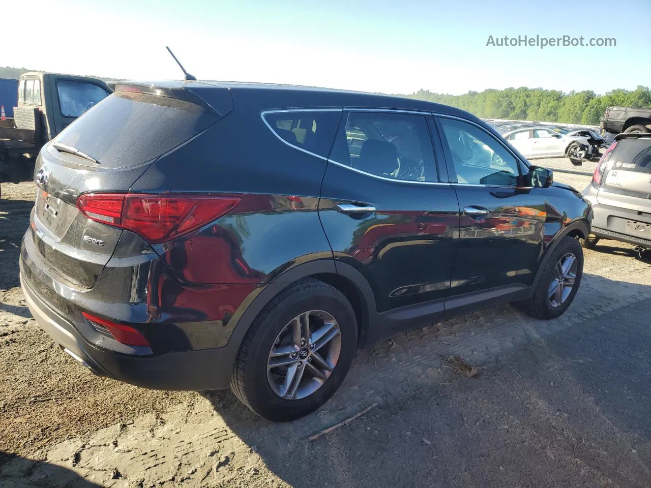 2018 Hyundai Santa Fe Sport  Black vin: 5NMZT3LB6JH080015