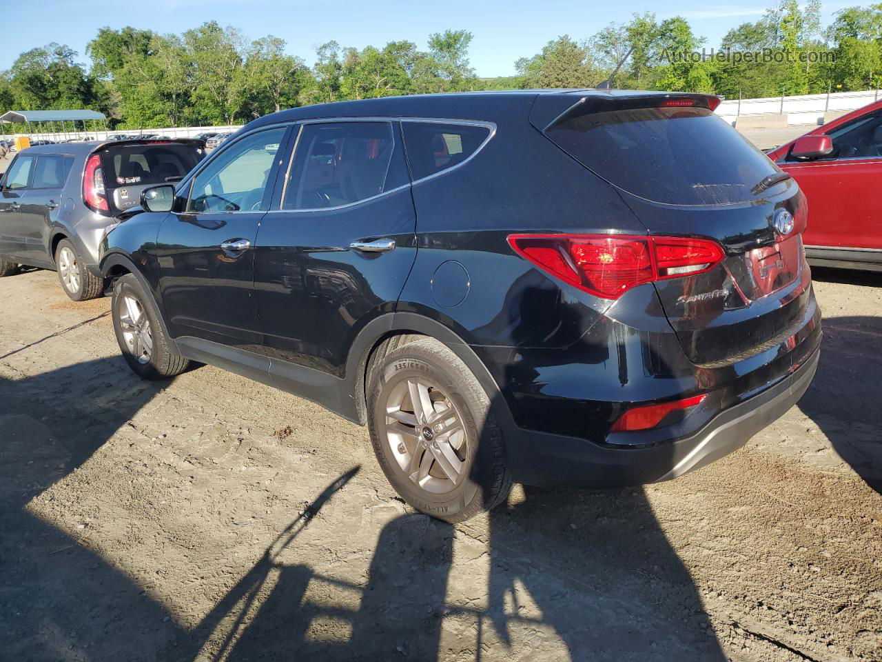 2018 Hyundai Santa Fe Sport  Black vin: 5NMZT3LB6JH080015