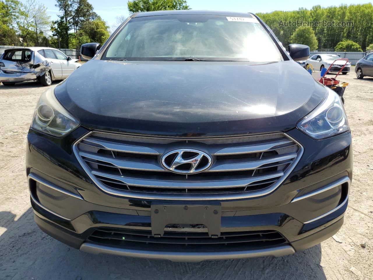 2018 Hyundai Santa Fe Sport  Black vin: 5NMZT3LB7JH064938