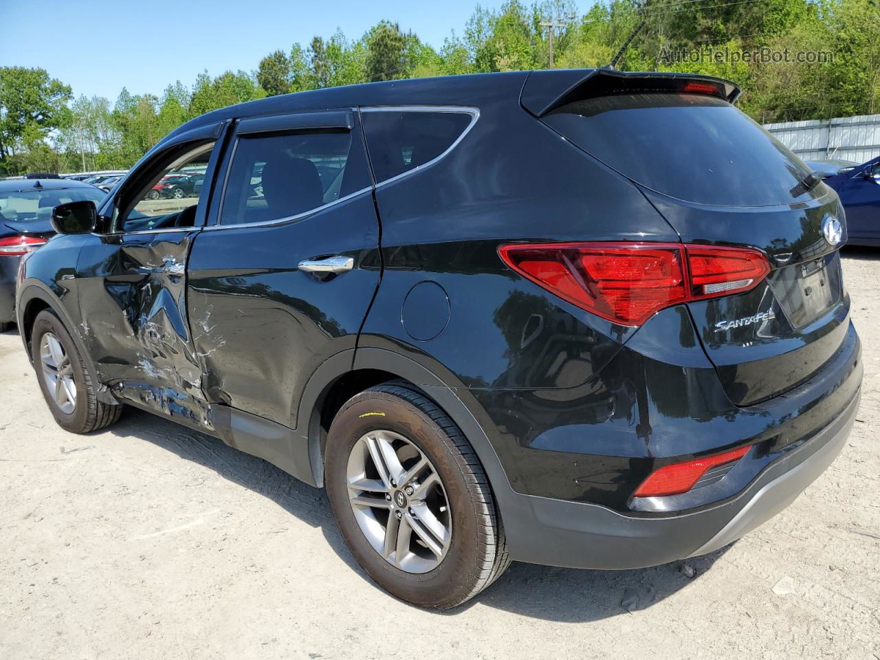 2018 Hyundai Santa Fe Sport  Черный vin: 5NMZT3LB7JH064938