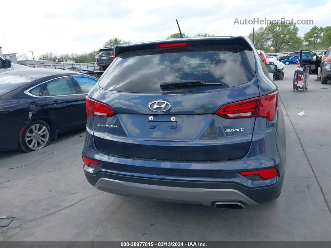 2018 Hyundai Santa Fe Sport 2.4l Blue vin: 5NMZT3LB7JH077723