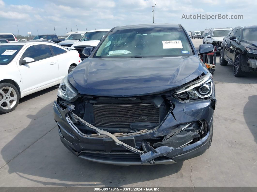 2018 Hyundai Santa Fe Sport 2.4l Blue vin: 5NMZT3LB7JH077723