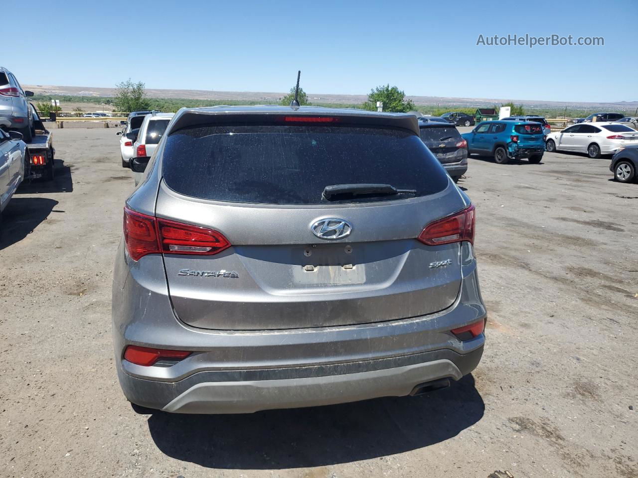 2018 Hyundai Santa Fe Sport  Gray vin: 5NMZT3LB7JH083909