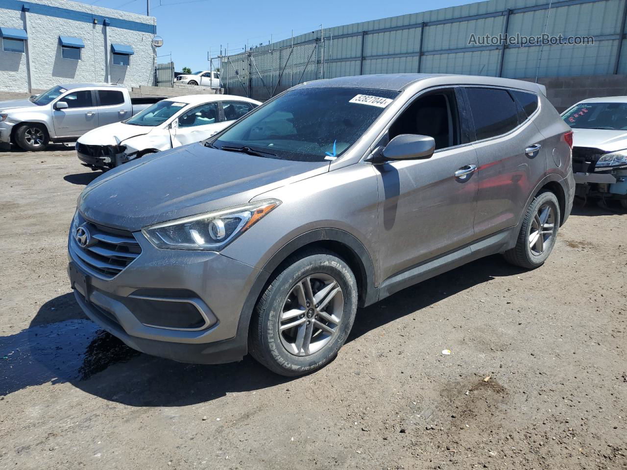 2018 Hyundai Santa Fe Sport  Серый vin: 5NMZT3LB7JH083909