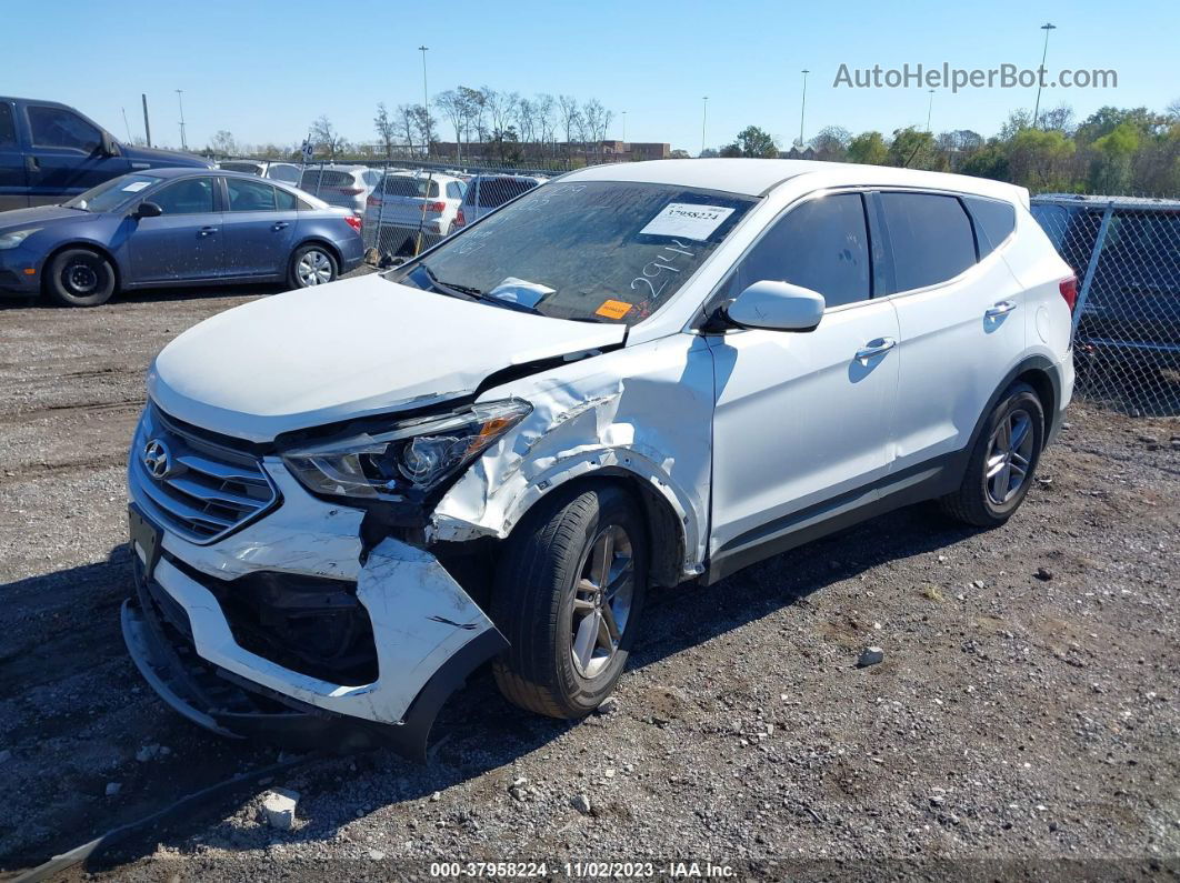 2018 Hyundai Santa Fe Sport 2.4l White vin: 5NMZT3LB7JH102944