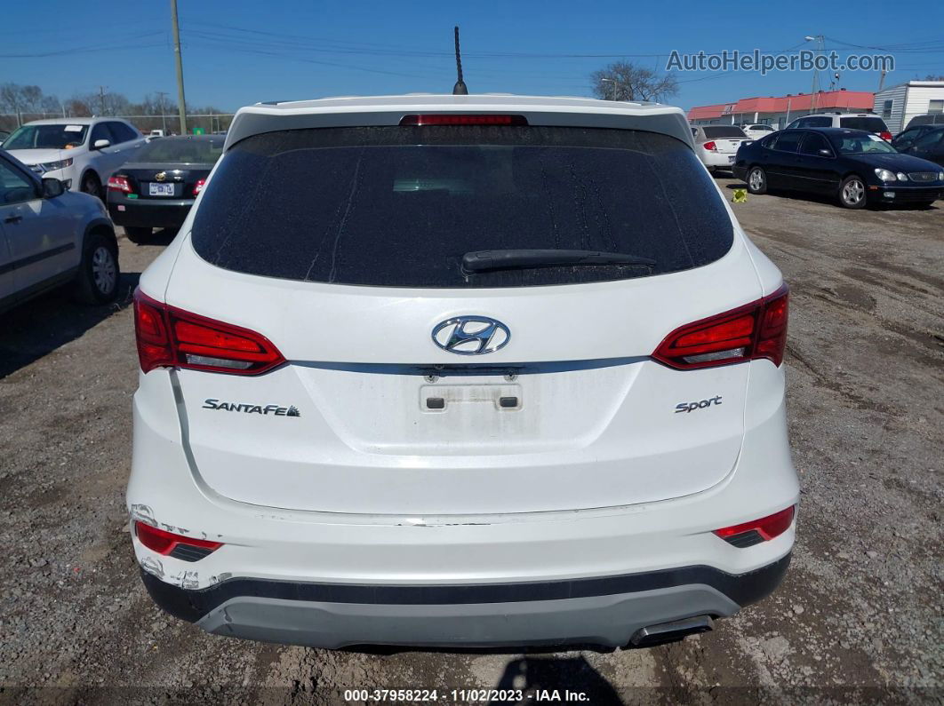 2018 Hyundai Santa Fe Sport 2.4l White vin: 5NMZT3LB7JH102944