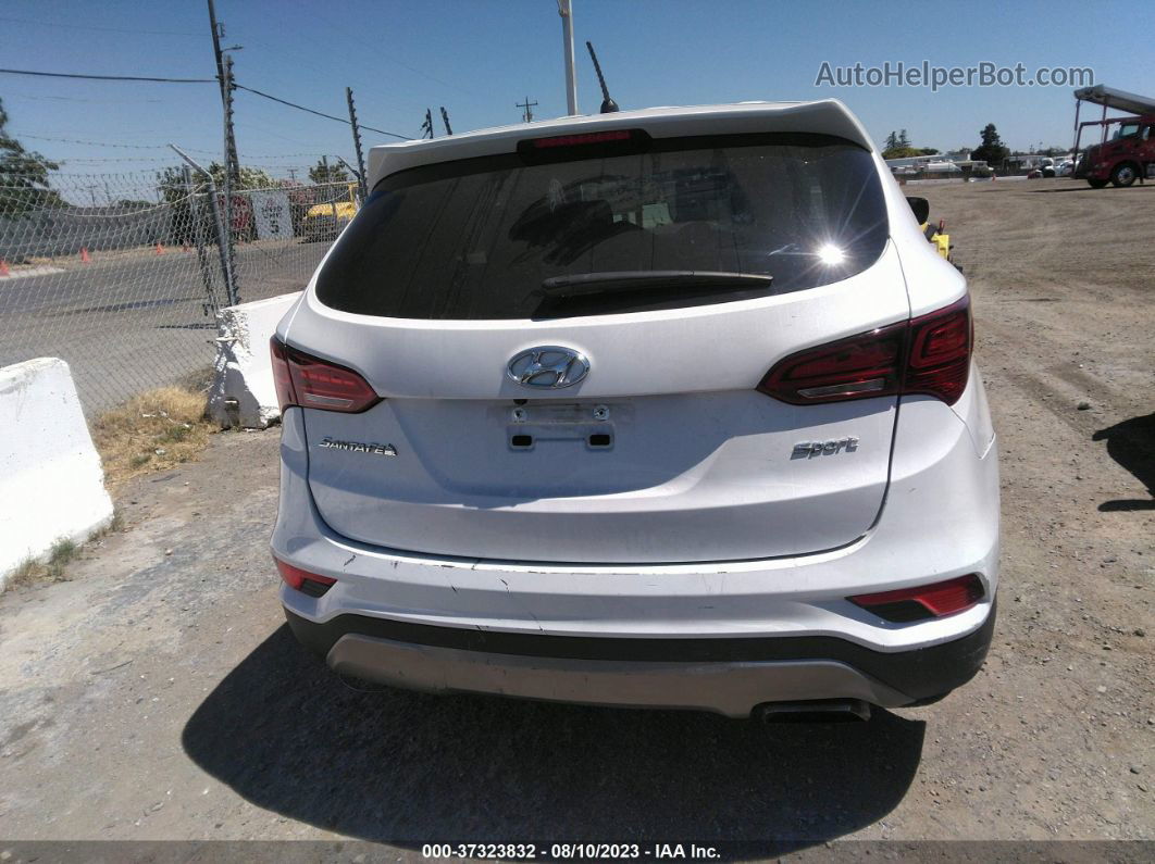 2018 Hyundai Santa Fe Sport 2.4l White vin: 5NMZT3LB8JH069890