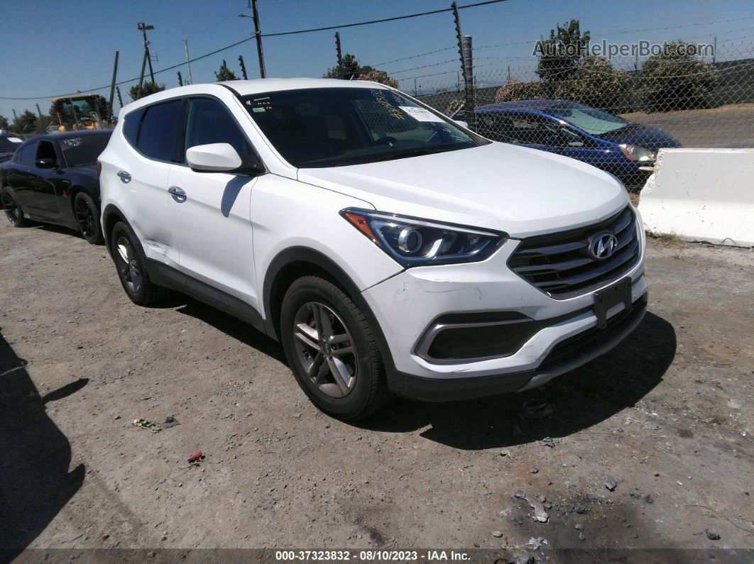 2018 Hyundai Santa Fe Sport 2.4l White vin: 5NMZT3LB8JH069890