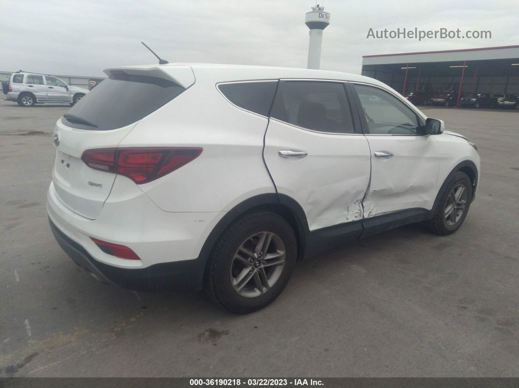 2018 Hyundai Santa Fe Sport 2.4l White vin: 5NMZT3LB8JH085295