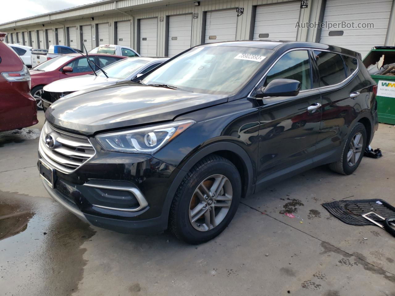 2018 Hyundai Santa Fe Sport  Black vin: 5NMZT3LB8JH092960