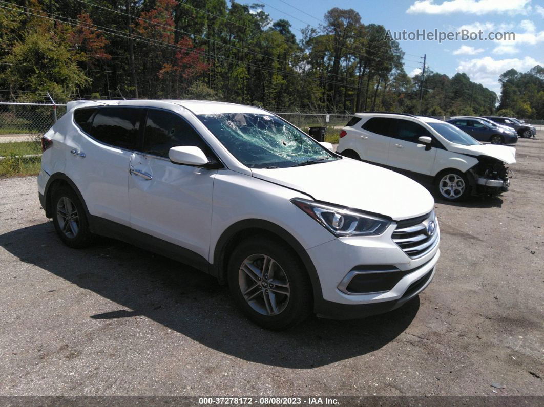 2018 Hyundai Santa Fe Sport 2.4l White vin: 5NMZT3LB8JH098614