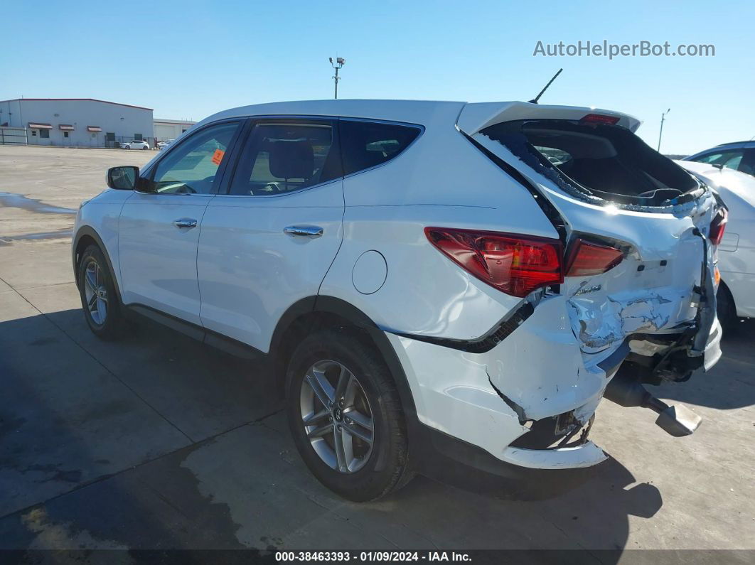 2018 Hyundai Santa Fe Sport 2.4l White vin: 5NMZT3LB9JH072748