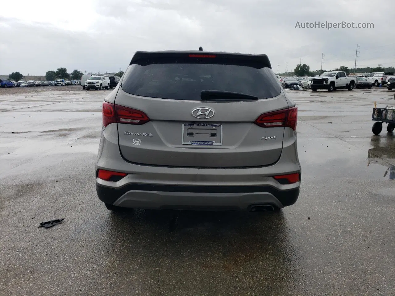 2018 Hyundai Santa Fe Sport  Gray vin: 5NMZT3LB9JH093020