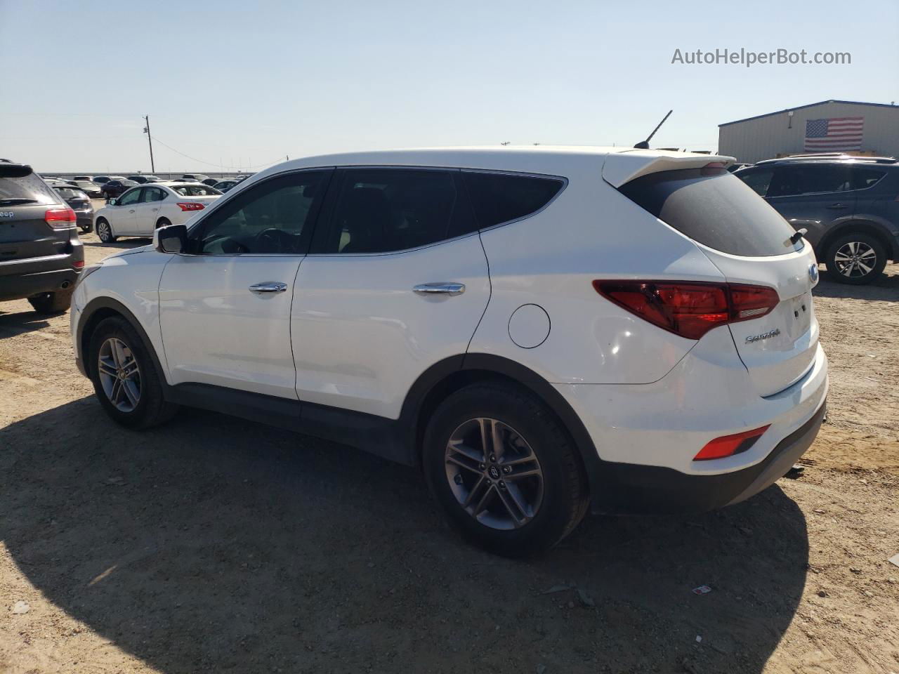 2018 Hyundai Santa Fe Sport  Белый vin: 5NMZT3LB9JH093311