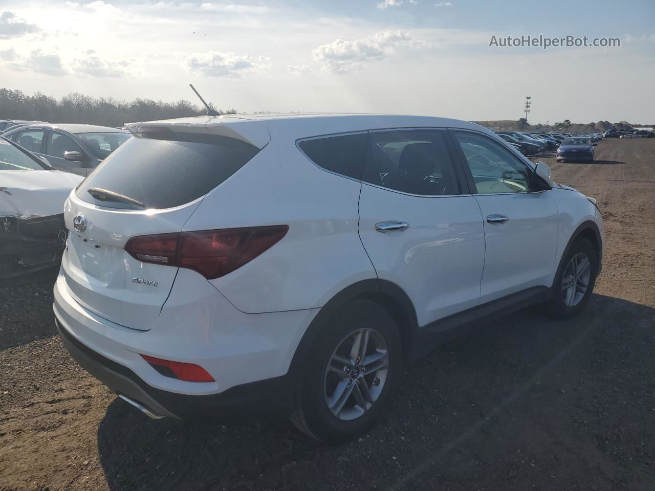 2018 Hyundai Santa Fe Sport  Белый vin: 5NMZT3LBXJH052699