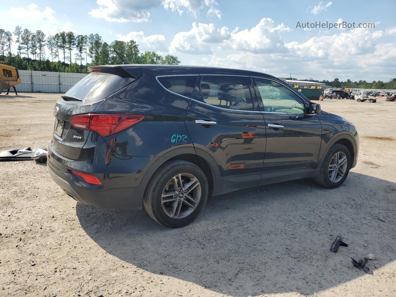 2018 Hyundai Santa Fe Sport  Black vin: 5NMZT3LBXJH078865