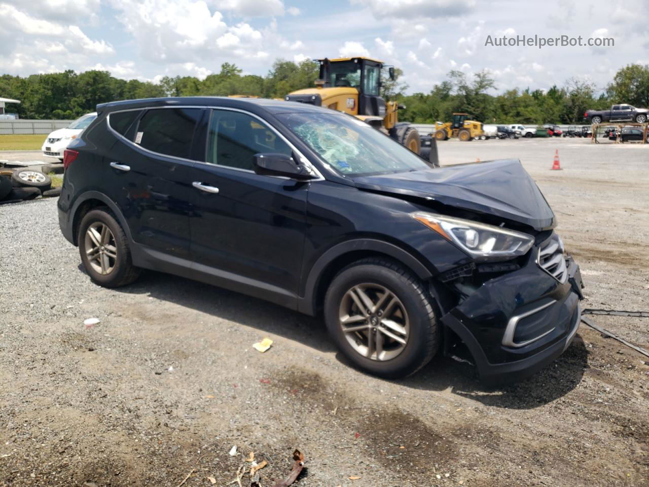 2018 Hyundai Santa Fe Sport  Black vin: 5NMZT3LBXJH081149