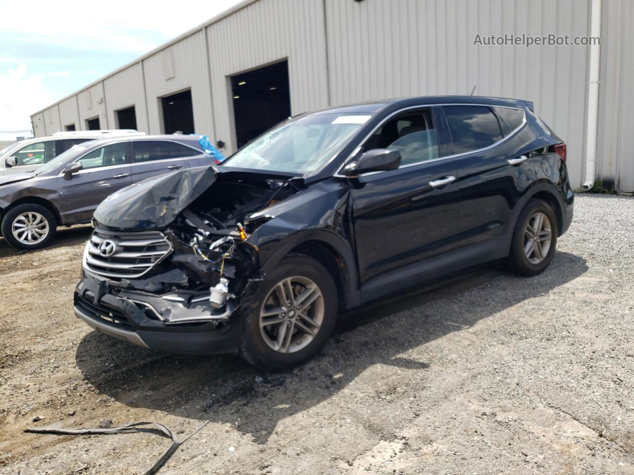 2018 Hyundai Santa Fe Sport  Black vin: 5NMZT3LBXJH081149