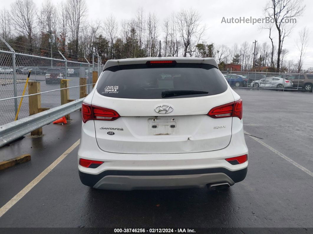 2018 Hyundai Santa Fe Sport 2.4l White vin: 5NMZT3LBXJH086268