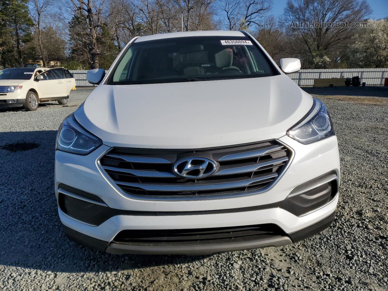 2018 Hyundai Santa Fe Sport  White vin: 5NMZT3LBXJH088294