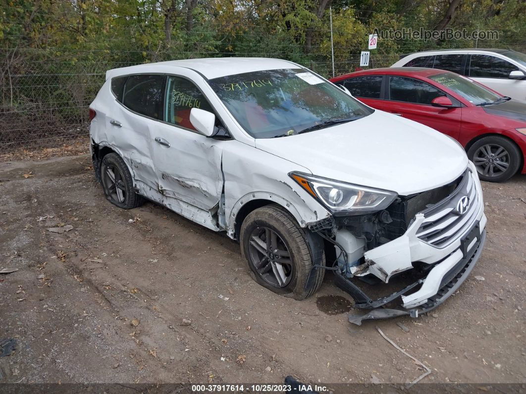 2018 Hyundai Santa Fe Sport 2.4l White vin: 5NMZT3LBXJH096024