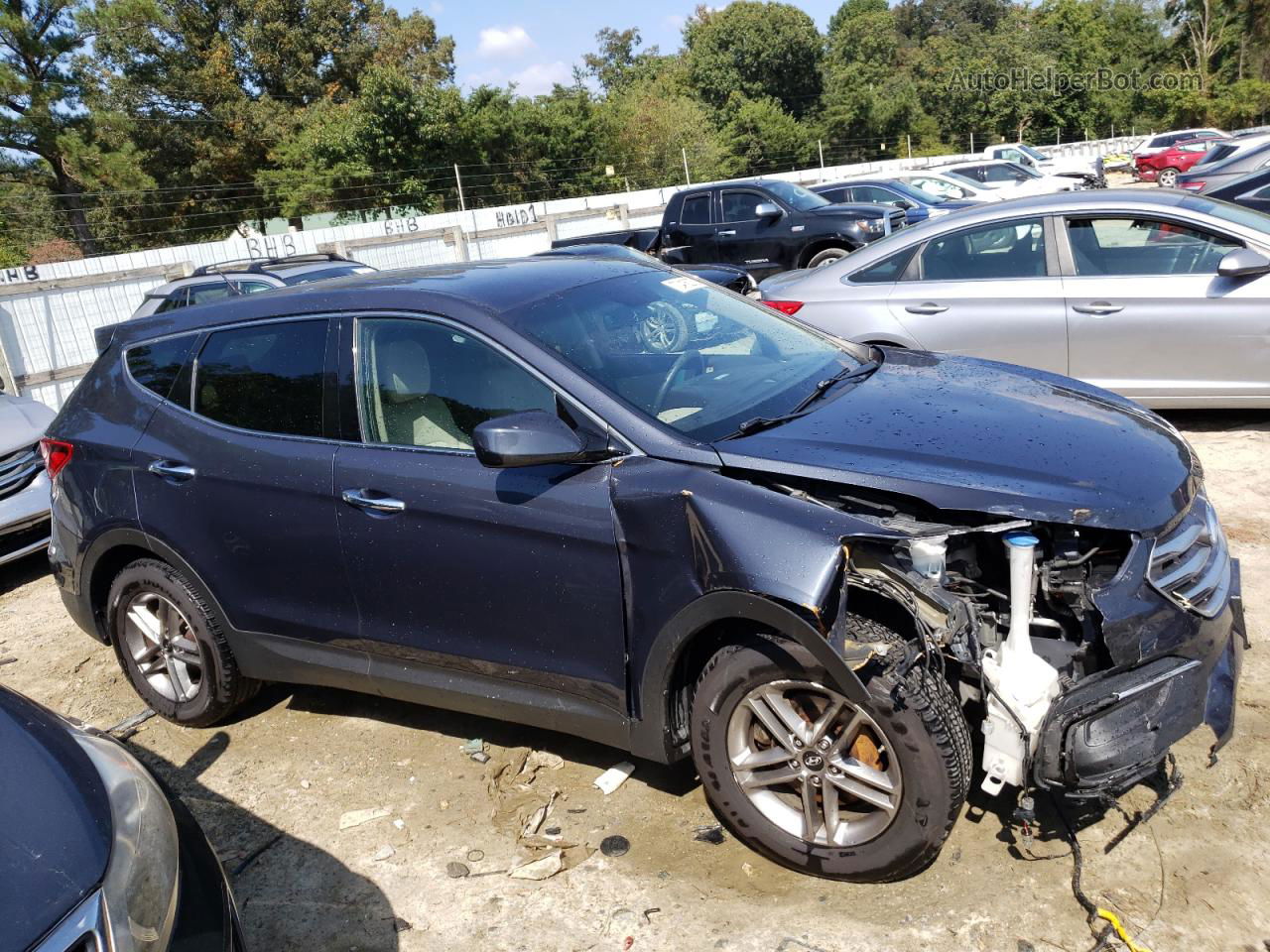 2018 Hyundai Santa Fe Sport  Charcoal vin: 5NMZT3LBXJH097450