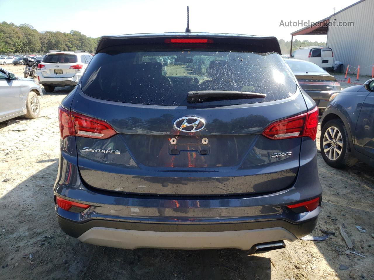 2018 Hyundai Santa Fe Sport  Charcoal vin: 5NMZT3LBXJH097450